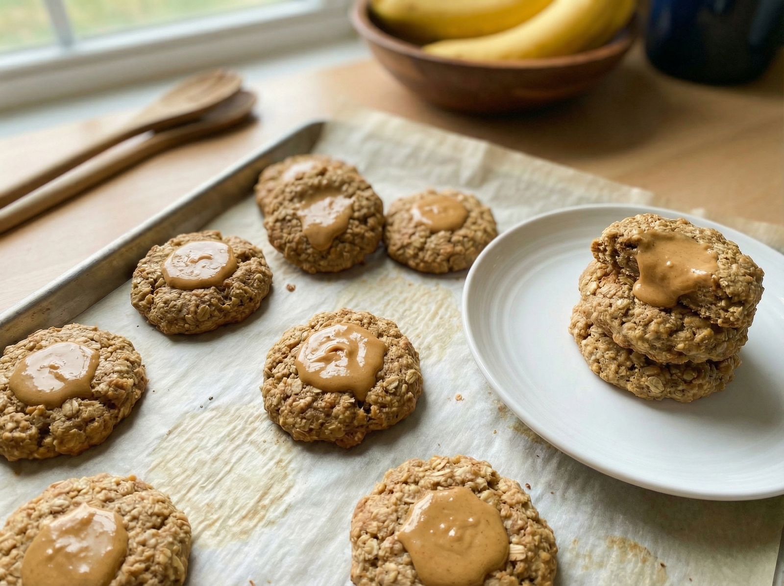 Pepas Saludables de Banana y Maní