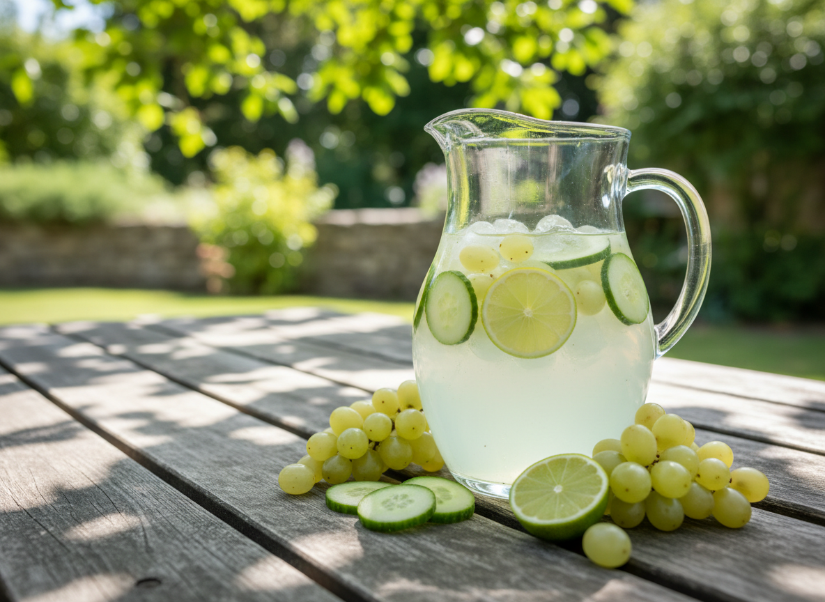 Agua Saborizada con Uvas