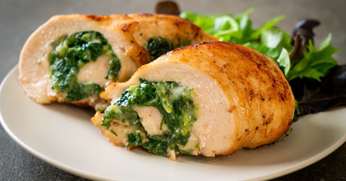 Pechugas Rellenas de Espinaca