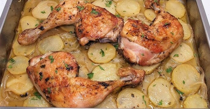 Pollo al Horno con Hierbas Provenzales
