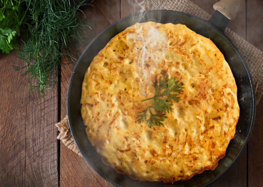 Tortilla de Papas y Jurel