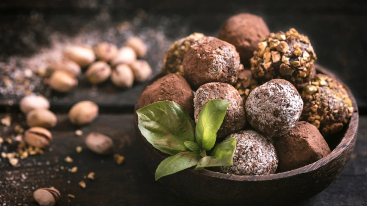 Trufas de Avena, Dátiles y Cacao