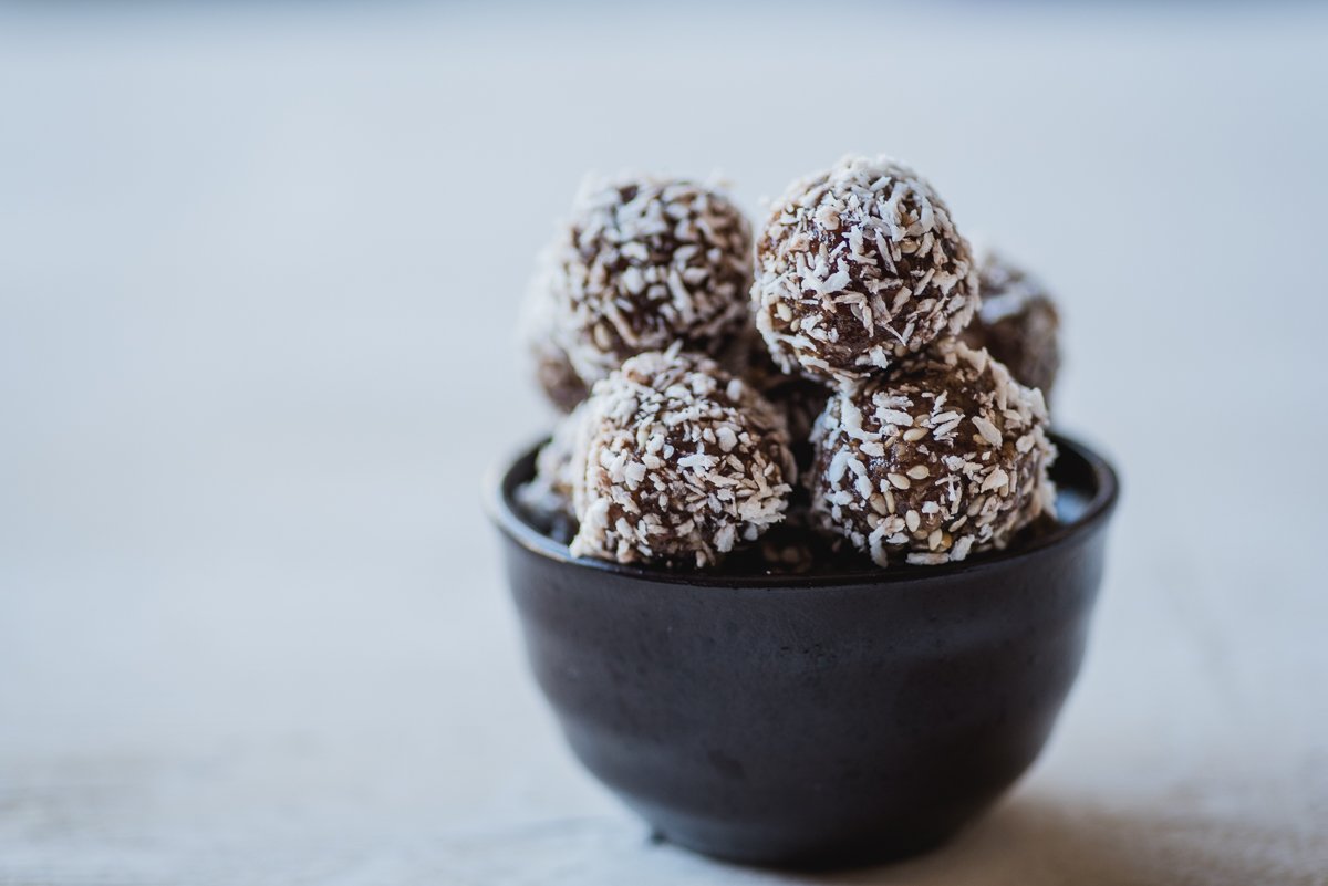 Trufas de Porotos Aduki y Chocolate Amargo