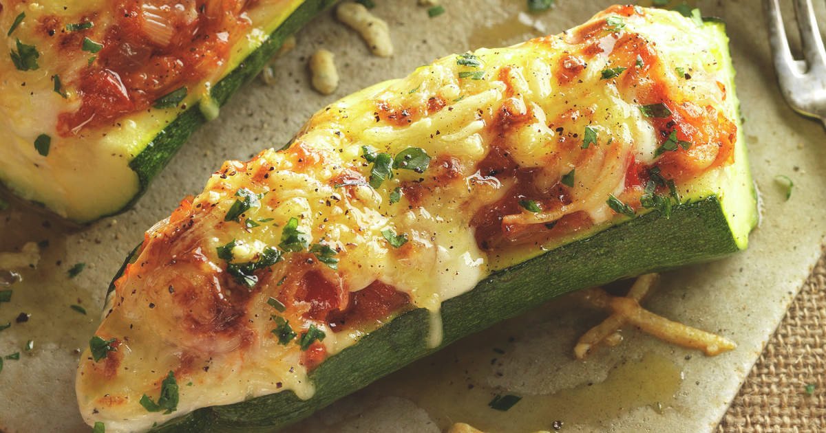 Zucchinis Rellenos con Crema de Atún