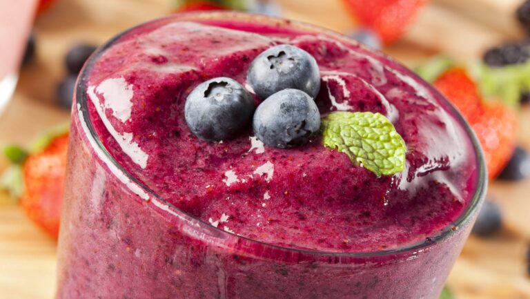 batido de arandanos