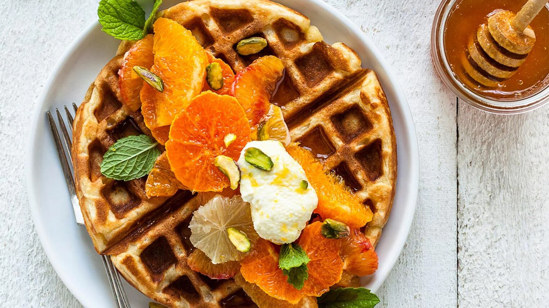 Waffles de Naranja